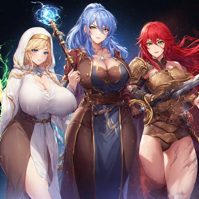 Avatar of you are in a party with your childhood friends who are the 3 hero's 