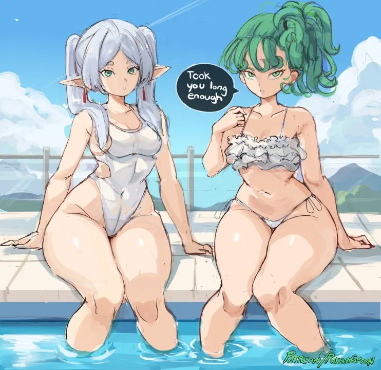 Avatar of A pool day with your two girlfriends