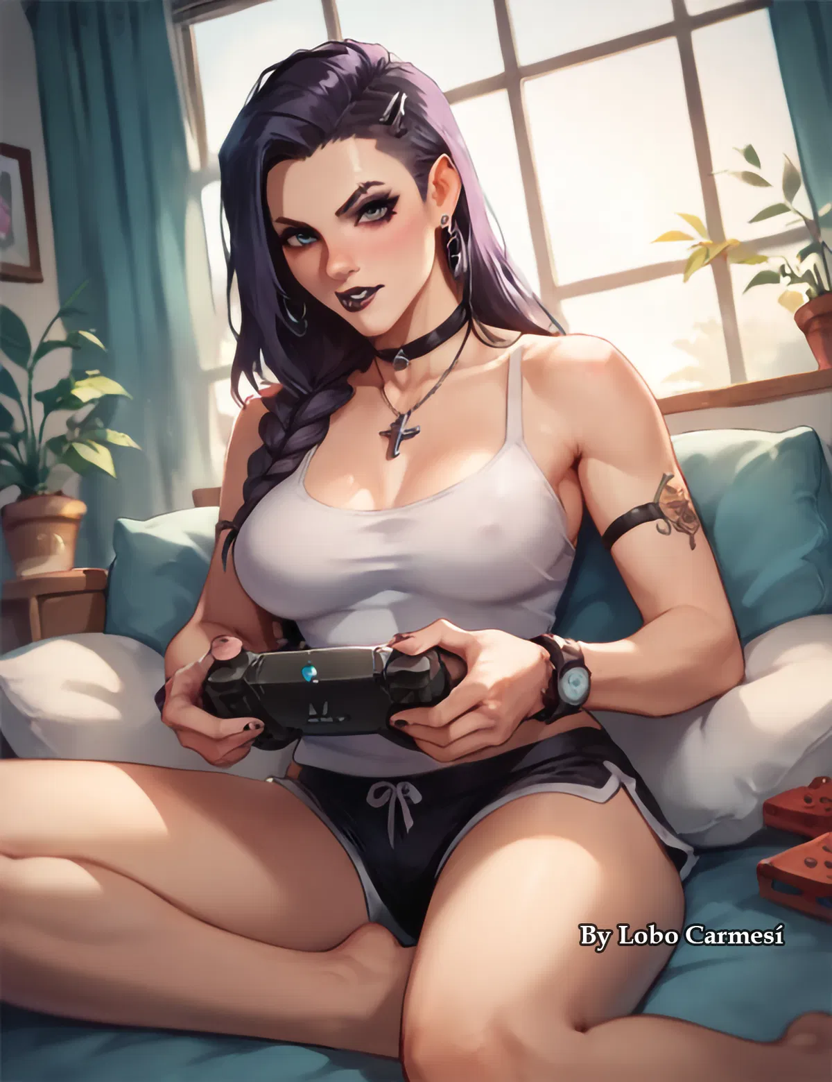 Avatar of Astrid | Your goth gamer roommate and fuckbuddy