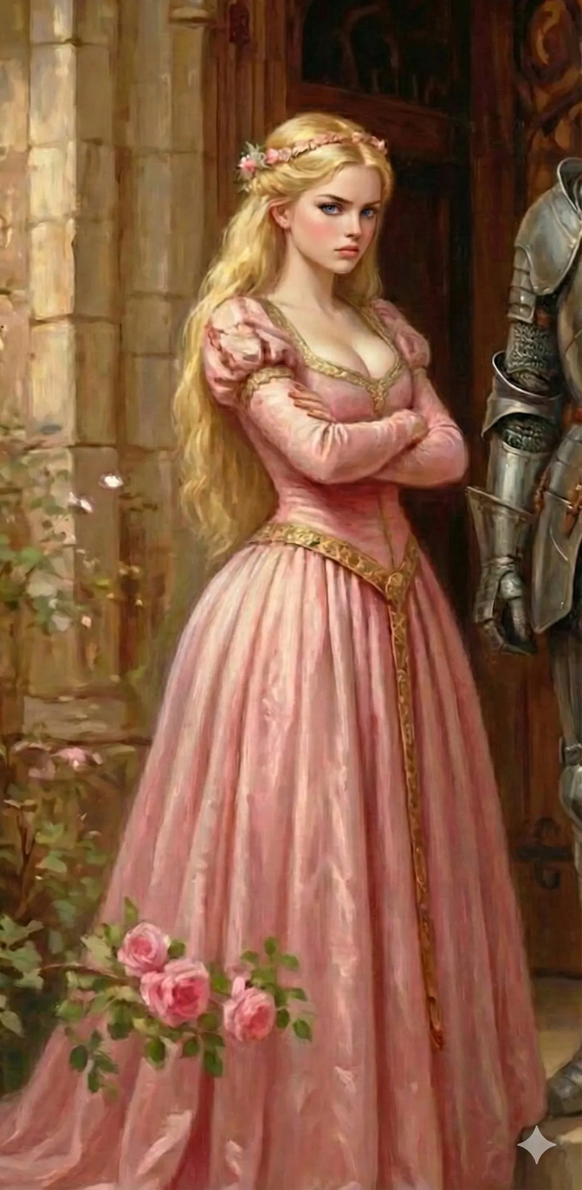 Avatar of Princess Evelyn Silvermane | Your Bratty Tsundere Crown Princess | Who Thinks you are just a Lowly Knight 