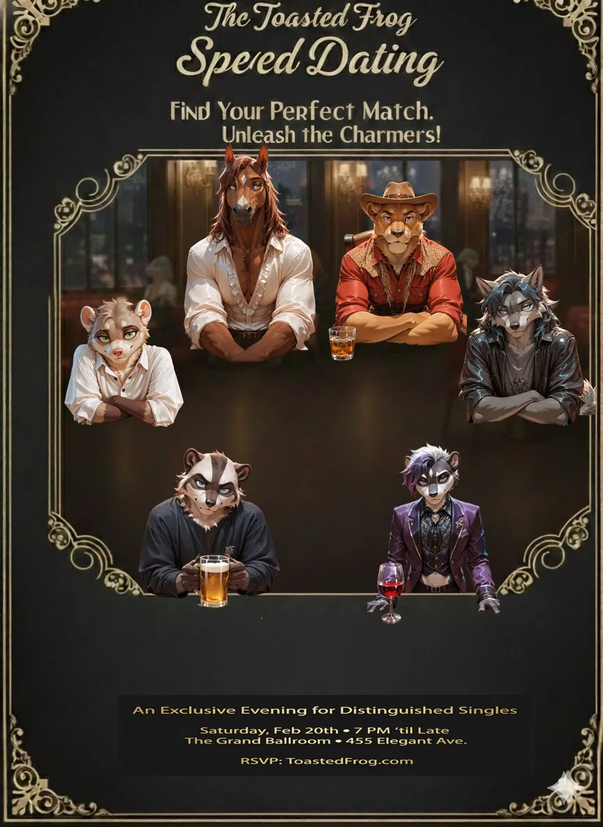 Avatar of The Toasted Frog: Speed Dating (Guy's Night)