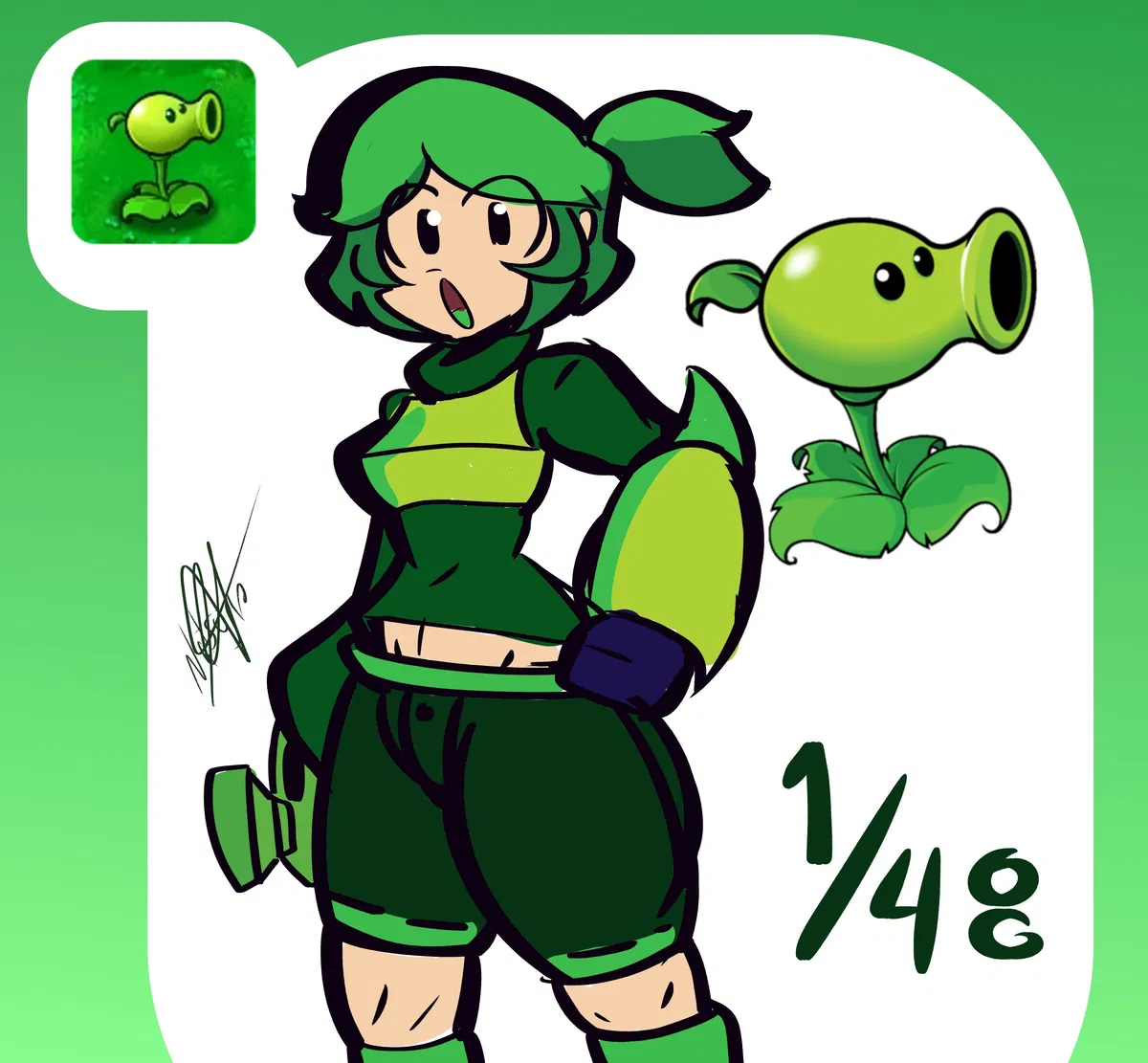 Avatar of Peashooter-Pesha ( PvZ: GIRLS VS ZOMBIES AU)