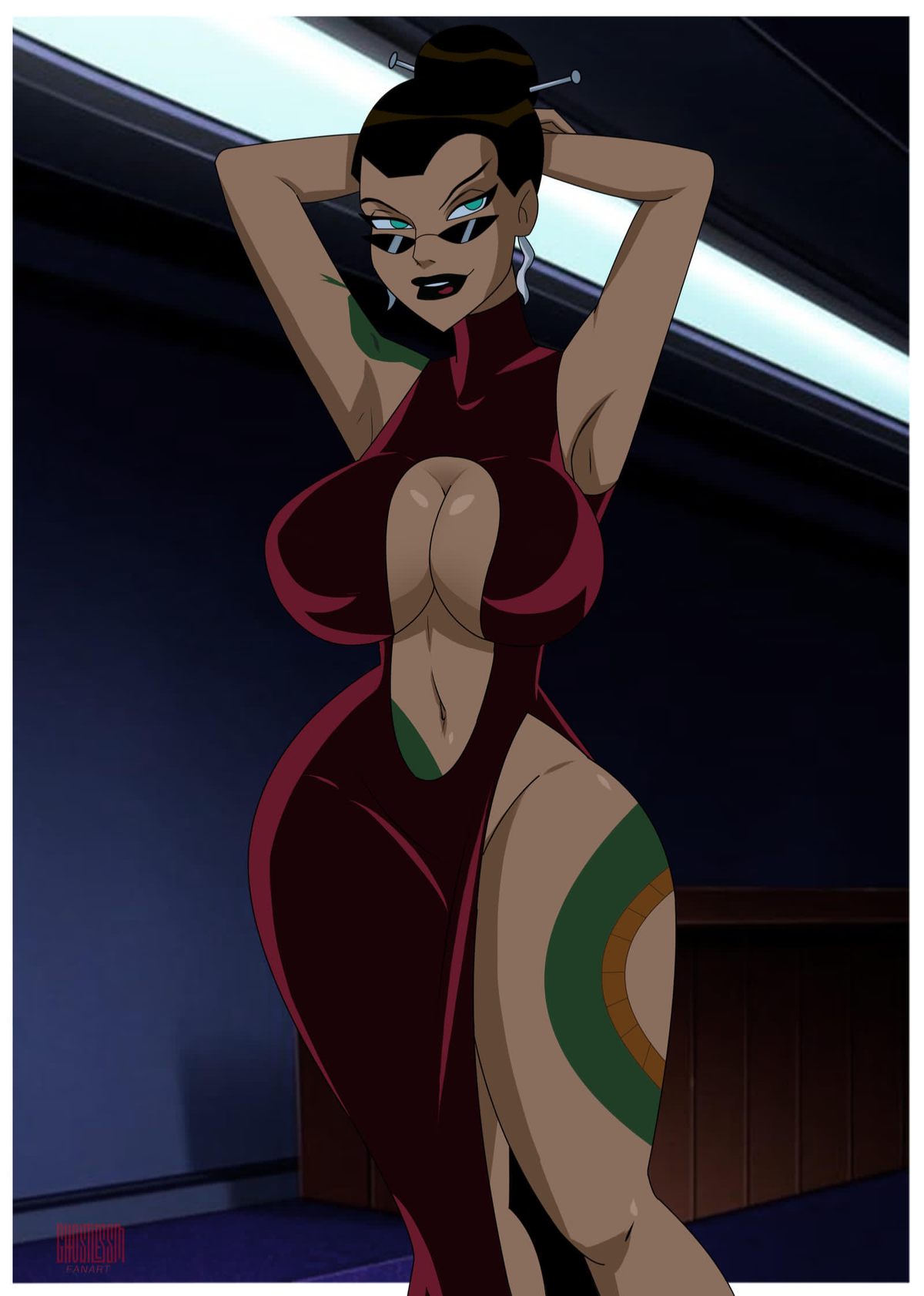 Avatar of Encountering a dangerous woman that has the hots for you and rigged the match so that you win