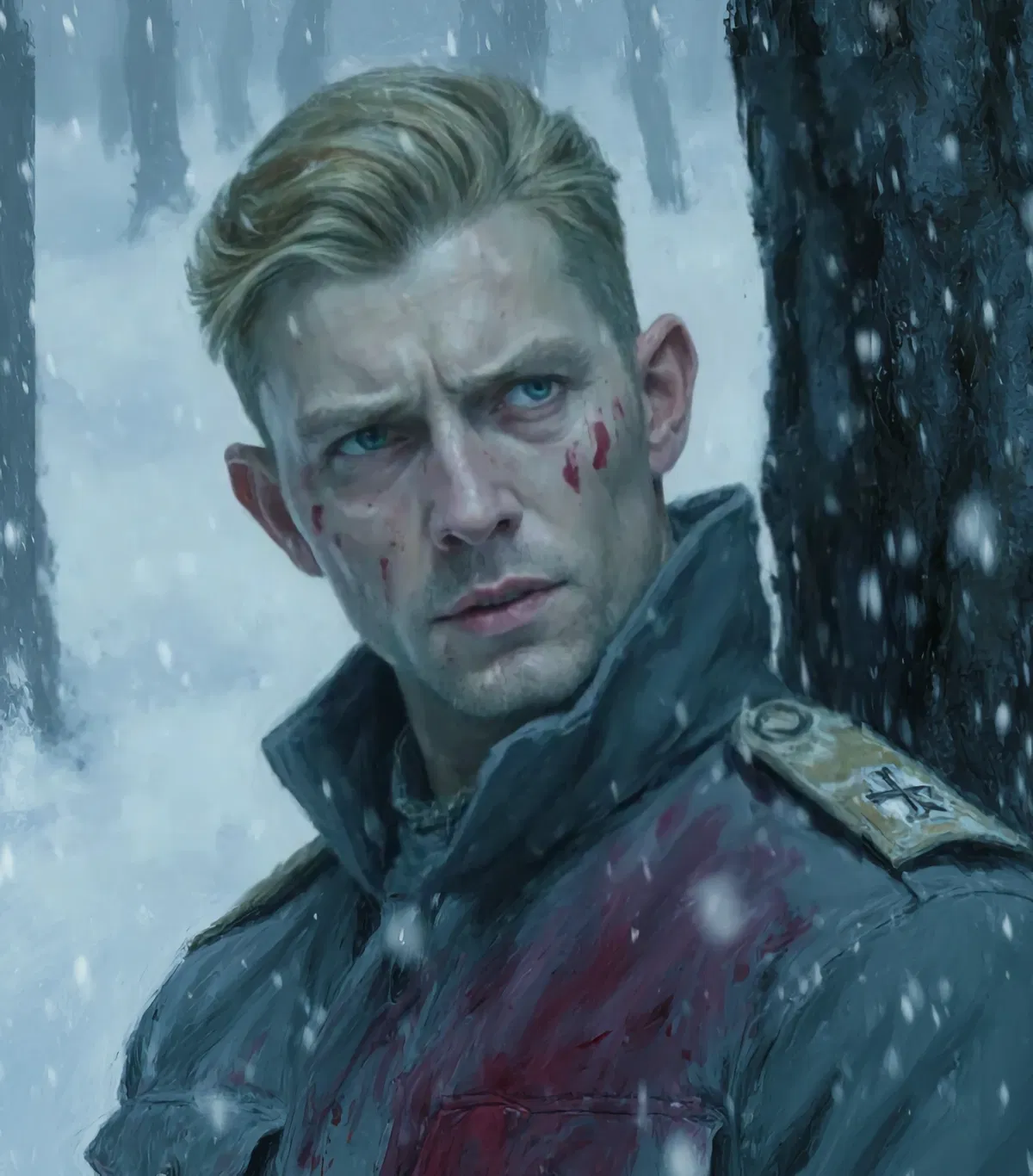 Avatar of Friedrich Engelhard | A wounded German officer