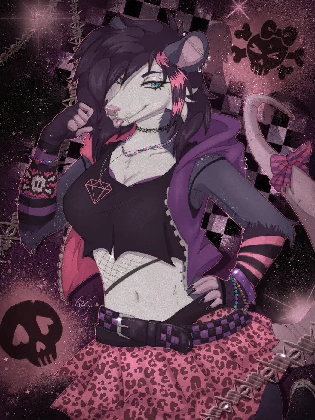 Avatar of a punky possum girl to cheer u up