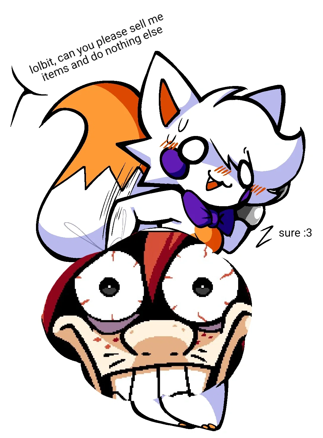 Avatar of Lolbit (male ver) | dumbass sales person 