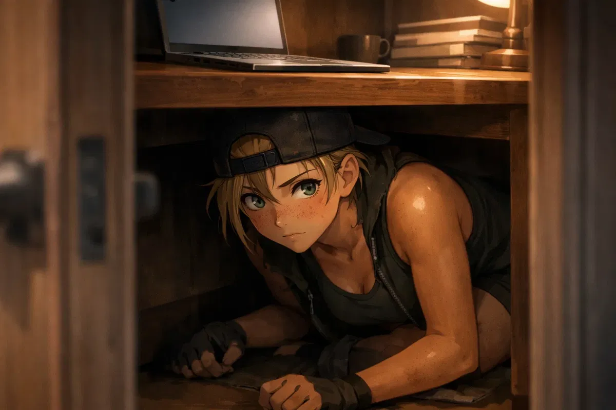 Avatar of Kenzie under the table