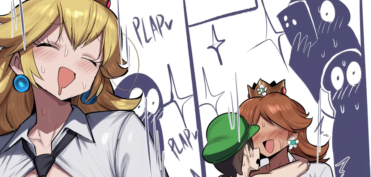 Avatar of Peach(College Princess) and Daisy(Sports Princess)- The Love Hotel(3/3)