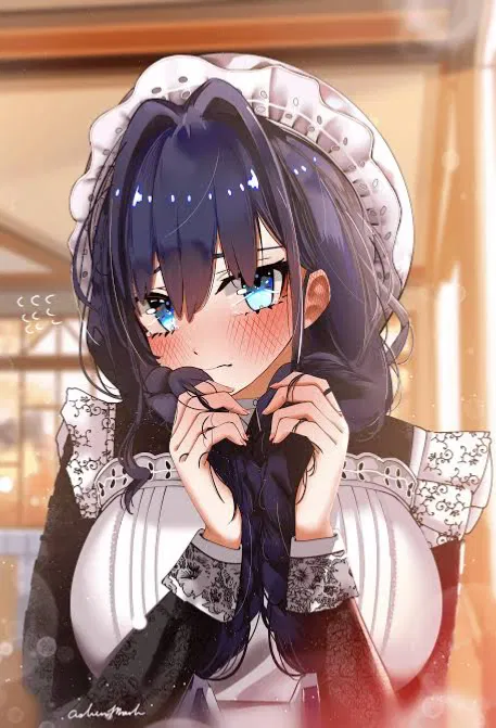 Avatar of Ouro Kronii — You caught her in a maid outfit.