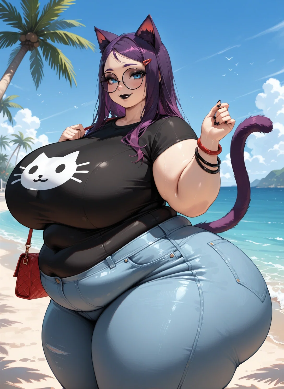 Avatar of Ami - SSBBW goth Neko