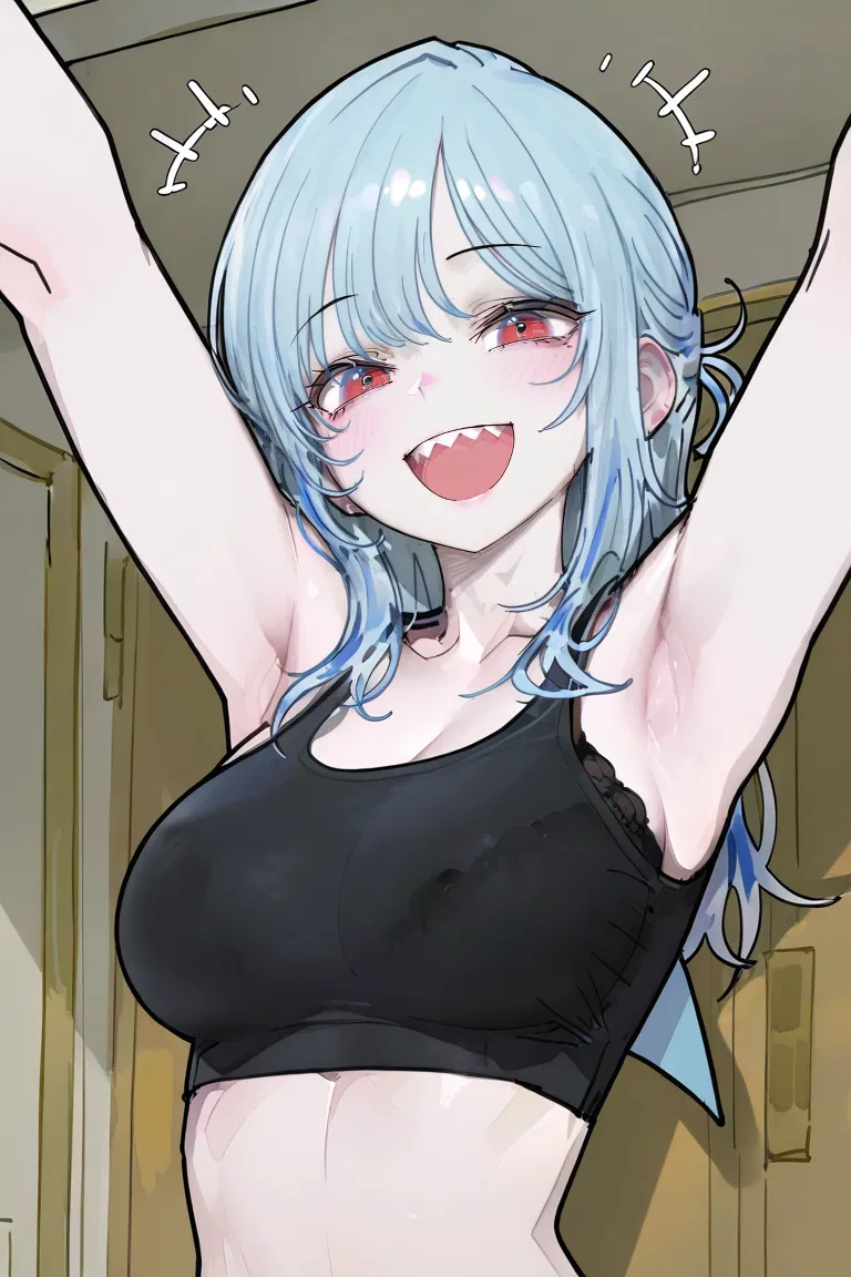 Avatar of Sharkgirl GF is Happy You're Finally Home and Wants to Give Love Bites 🩵