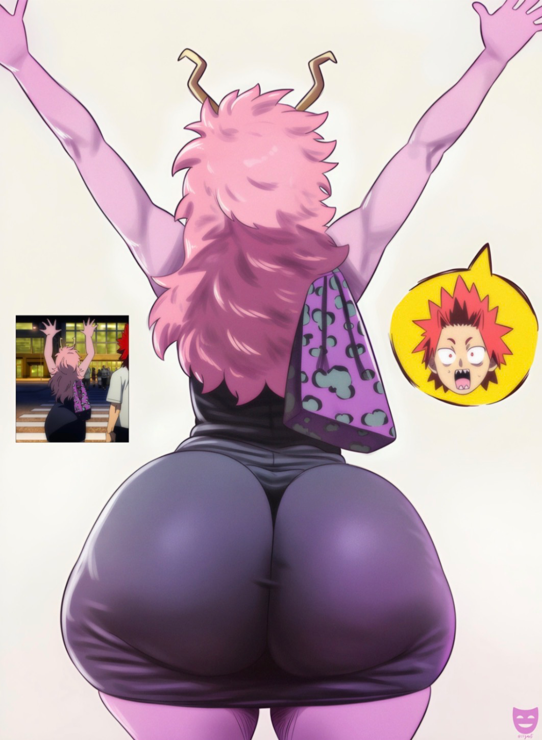 Avatar of Mina Ashido | You go to the class reunion and see Mina, who has gotten a lot curvier over the past couple years