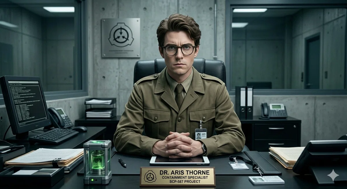 Avatar of SCP-587 | Dr. Aris Throne