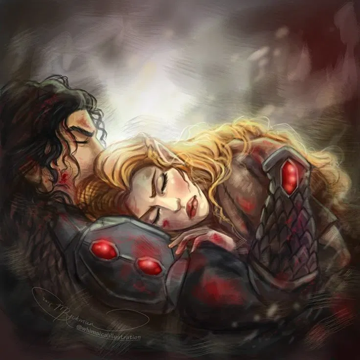 Avatar of Cassian (acotar) - holding eachother 