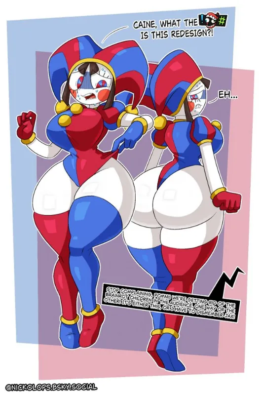 Avatar of Pomni | A thick jester girl
