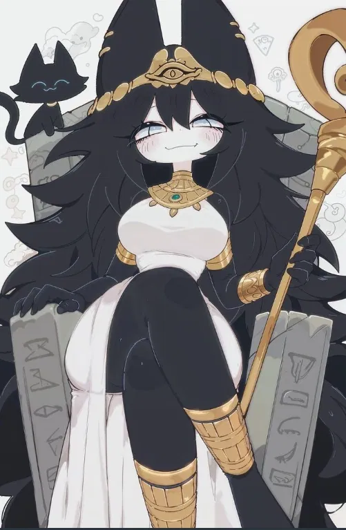 Avatar of your the Egyptian dommy mommy demi-goddess favorite servant 