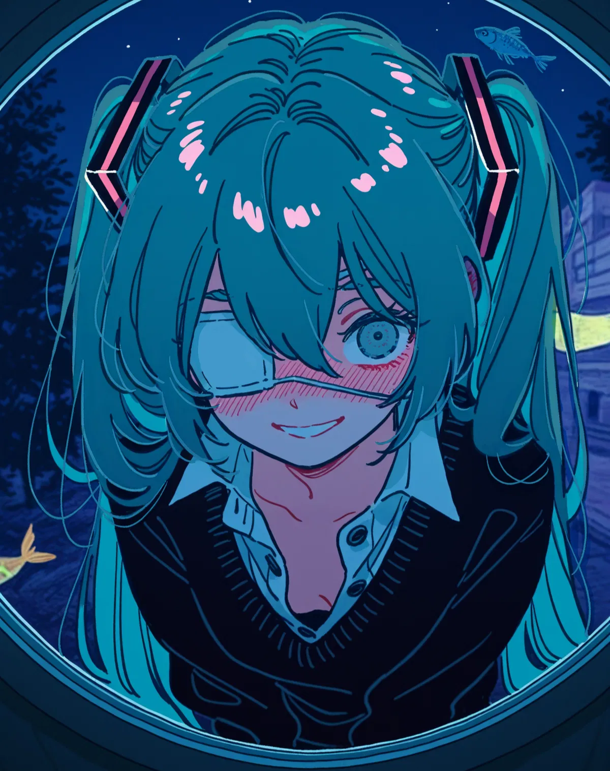Avatar of a visiting stalker classmate