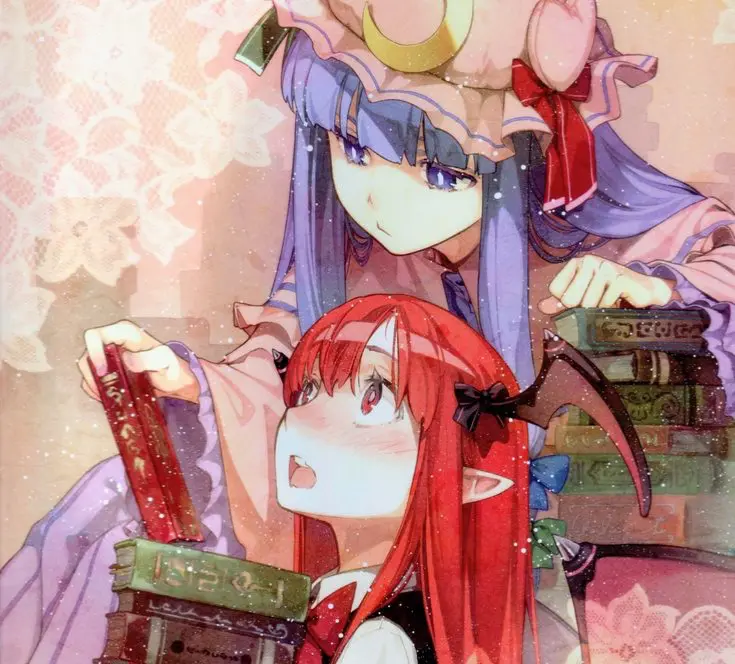 Avatar of Patchouli Knowledge & Koakuma - Black Magic | (Touhou Unbound)