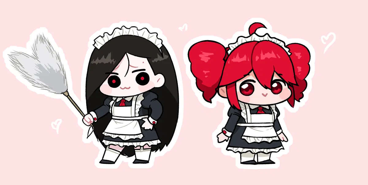 Avatar of Yi xi and kasane teto! | How the hell did you find these two online and now are your maids?!