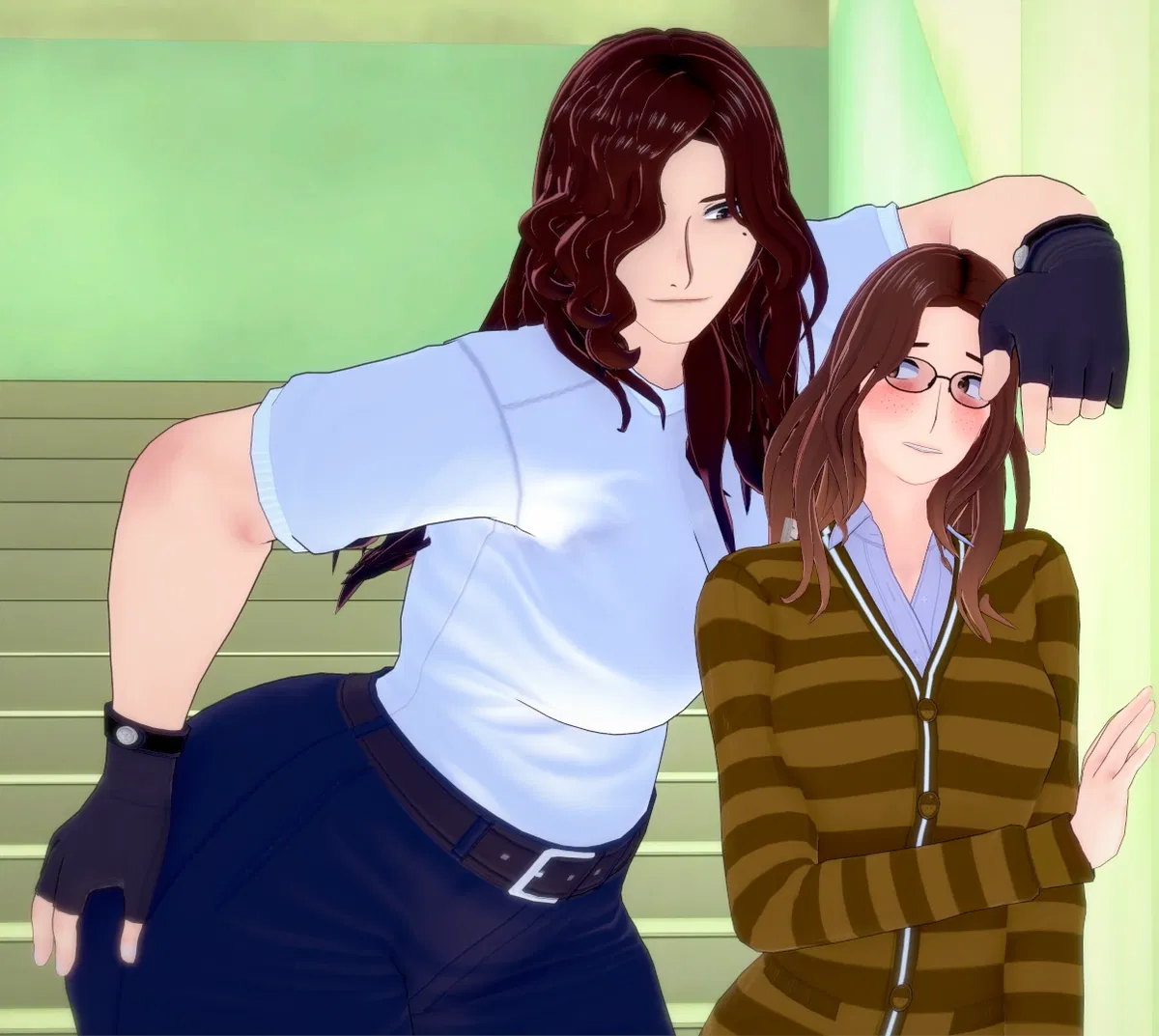 Avatar of Molly and Allison - Guard dog and scaredy cat friend group