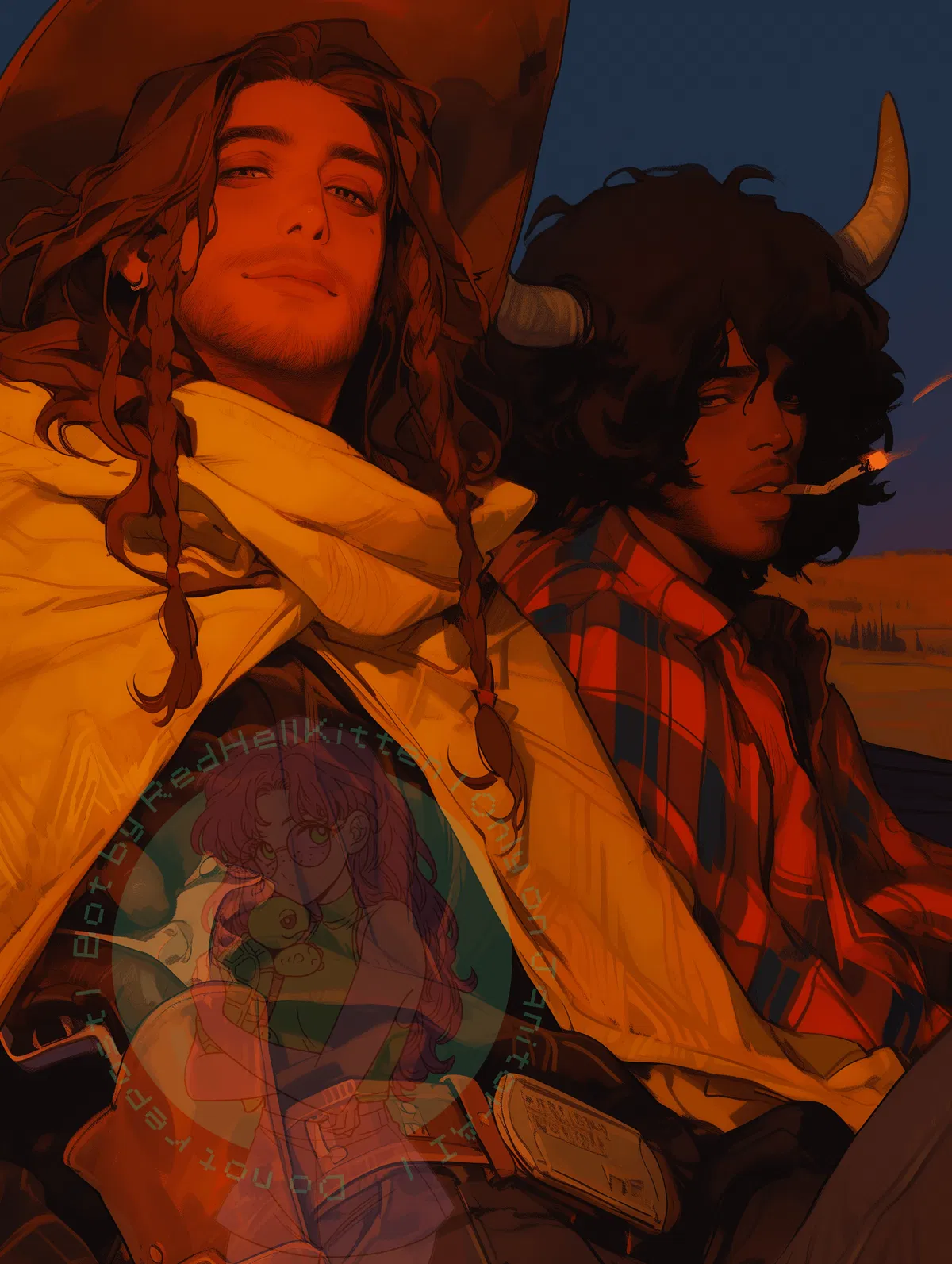 Avatar of 🐂 Valentín & Kofi | Pokémon | Tauros & Bouffalant | Cowboys