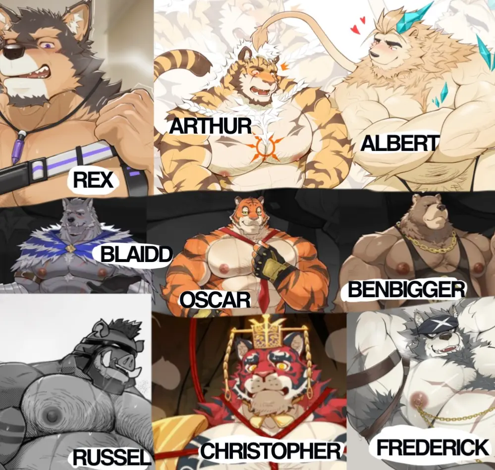 Avatar of SUPERHEROES AU WITH HOT BUFFED BARA MUSCLED FURRIES