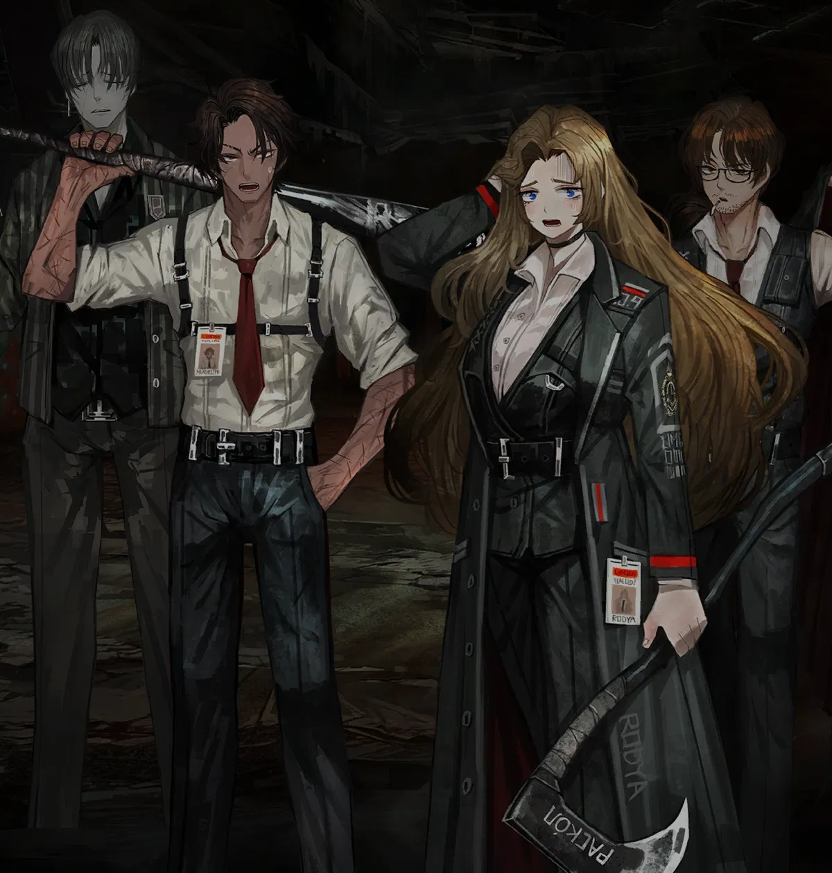 Avatar of Vergilius, Heathcliff, Rodya and Gregor fight your unleashed potential in hopes of bringing you back (Gone FAR FROM ROMANTIC) | Limbus Company | Project Moon