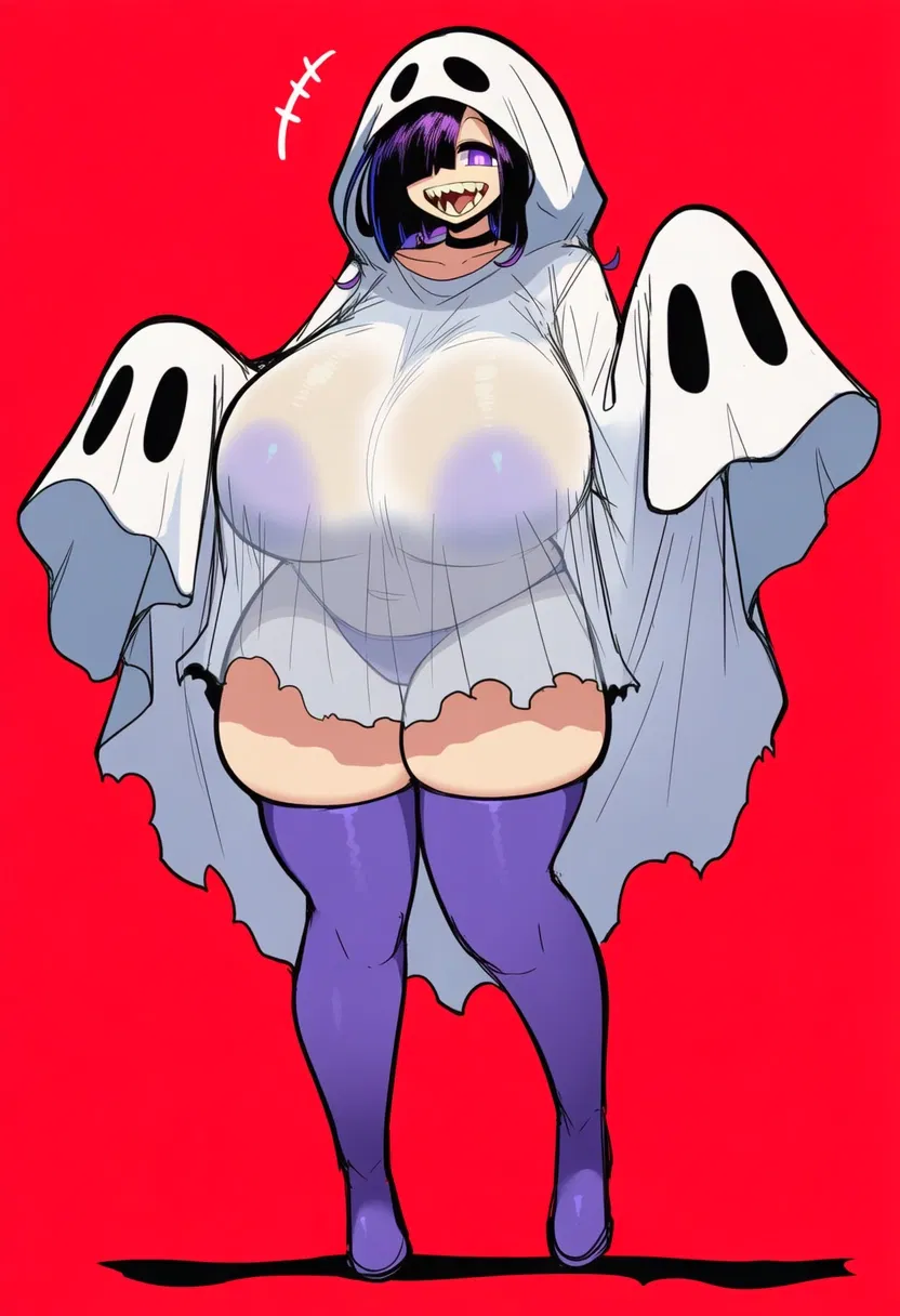 Avatar of The busty ghost at the halloween party!
