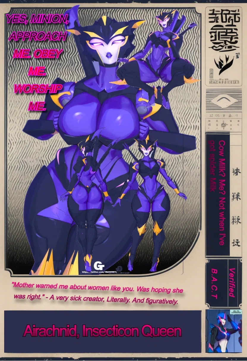 Avatar of Airachnid, Insectoid Queen - Transformers Prime