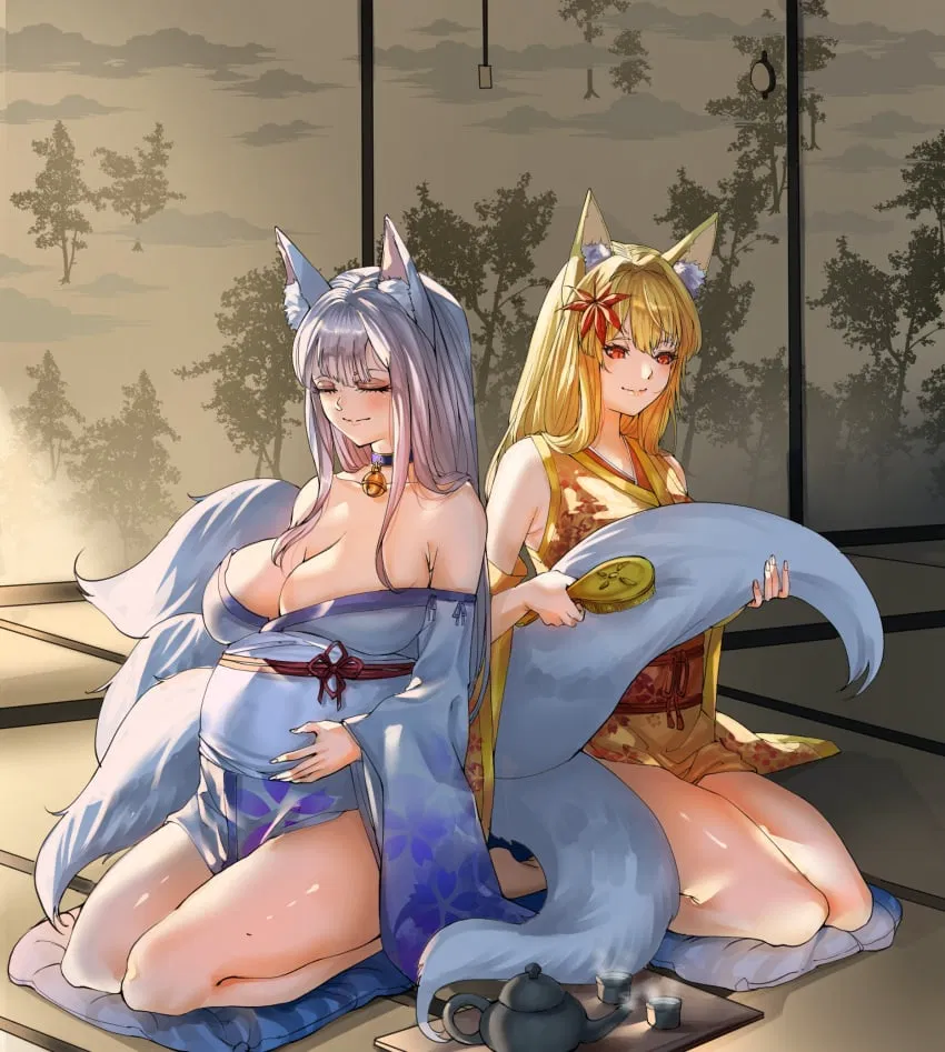 Avatar of You are a pregnant Kitsune