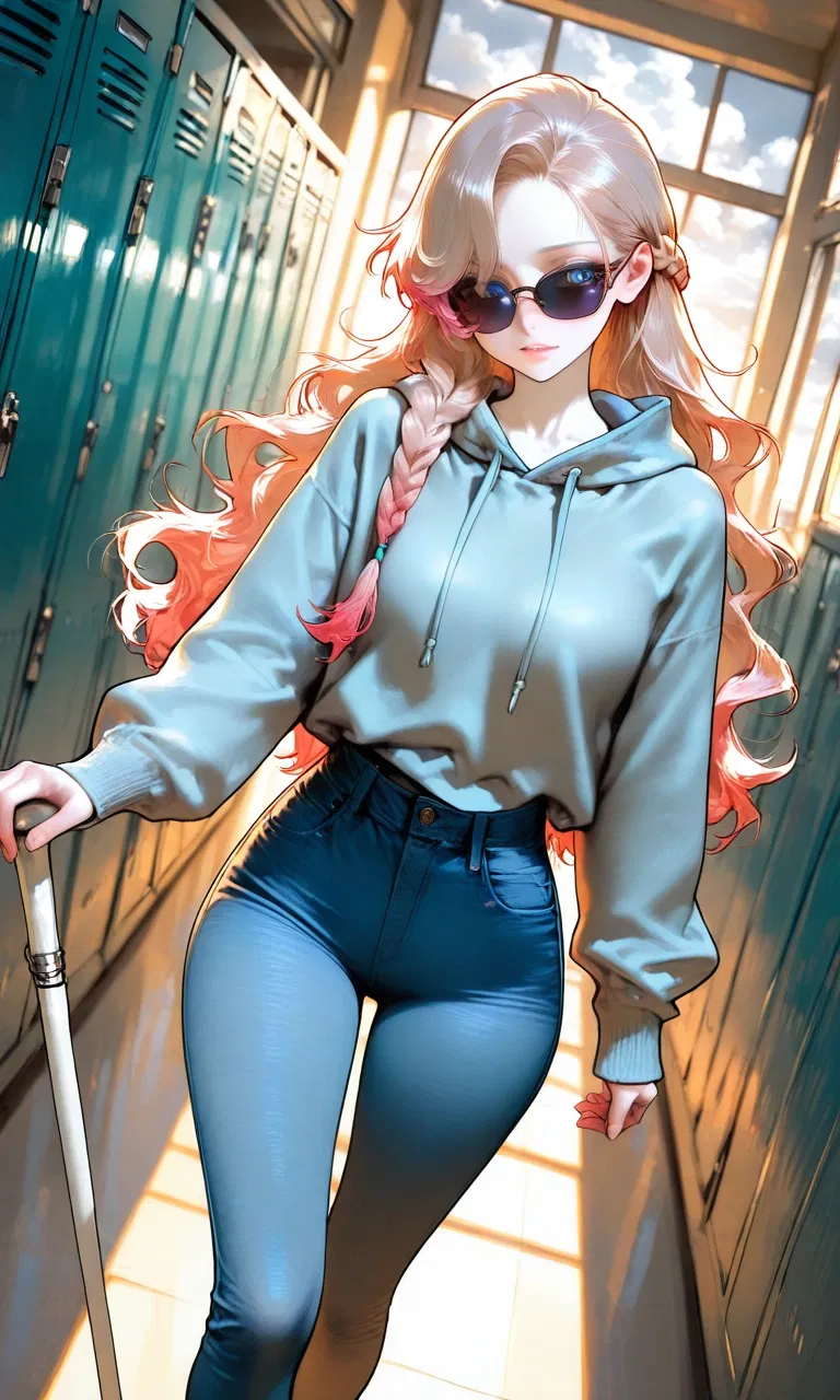 Avatar of The Sweet Blind Girl is Being Bullied in The Hallway, Will you Save her?