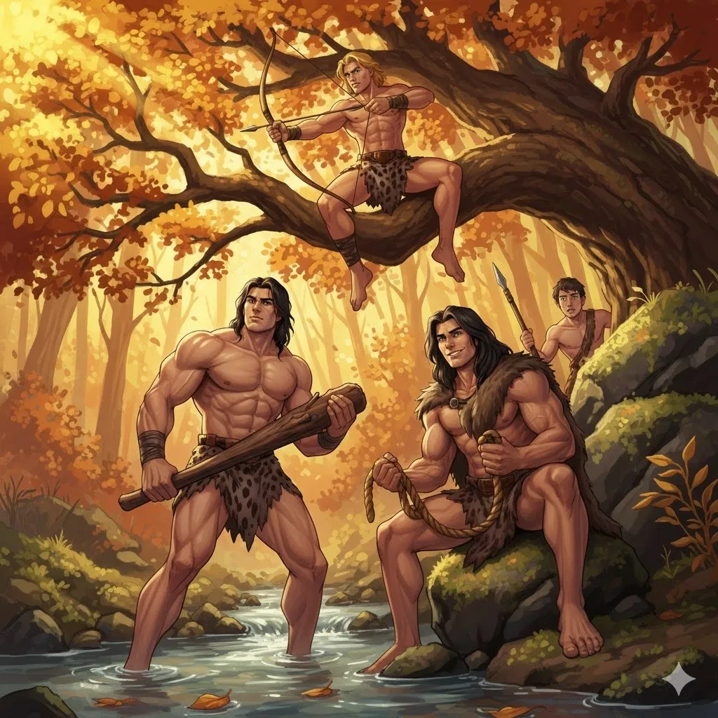 Avatar of Cavemen Omegaverse Brothers