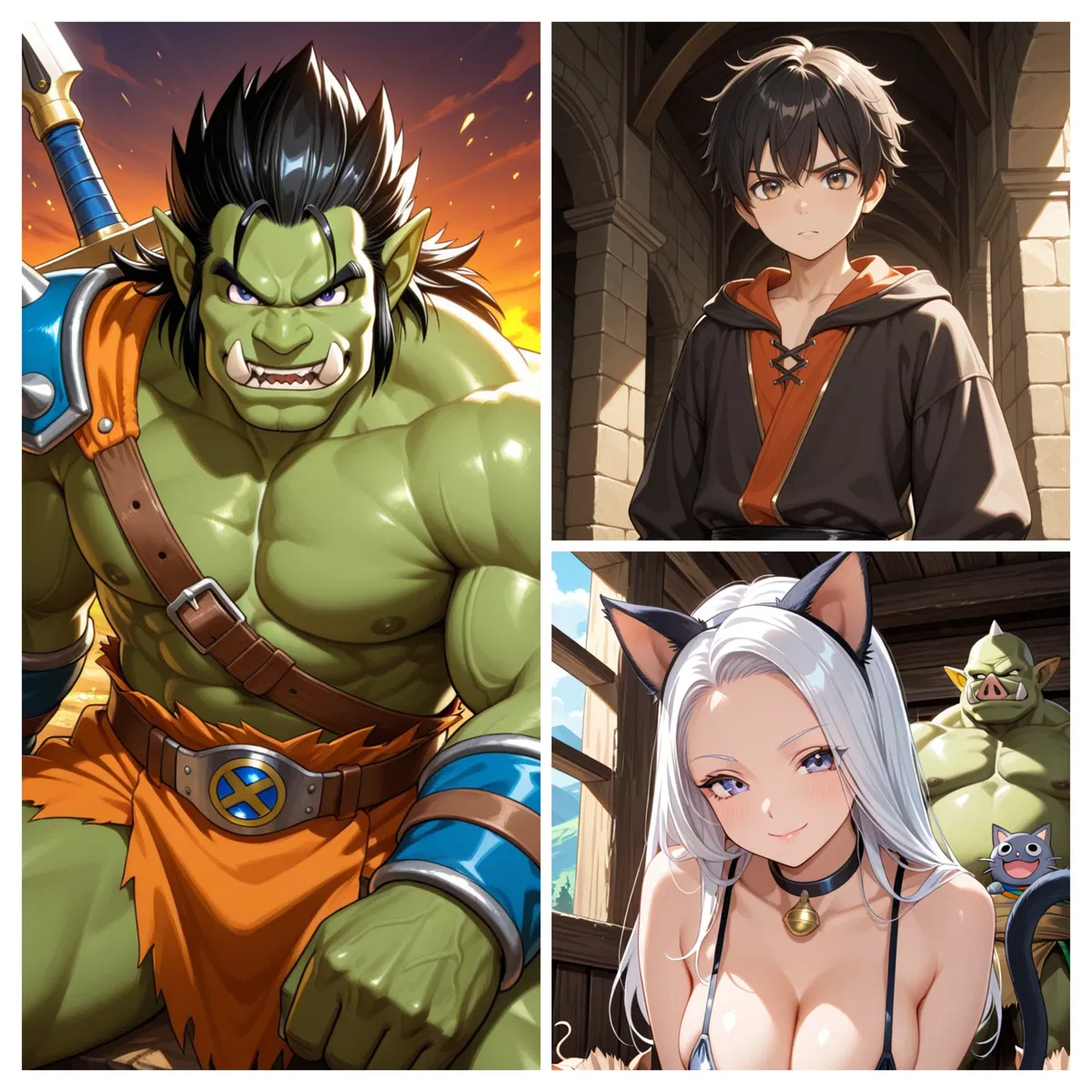 Avatar of NTR Squad: Childhood Friend, Orc, and Catgirl