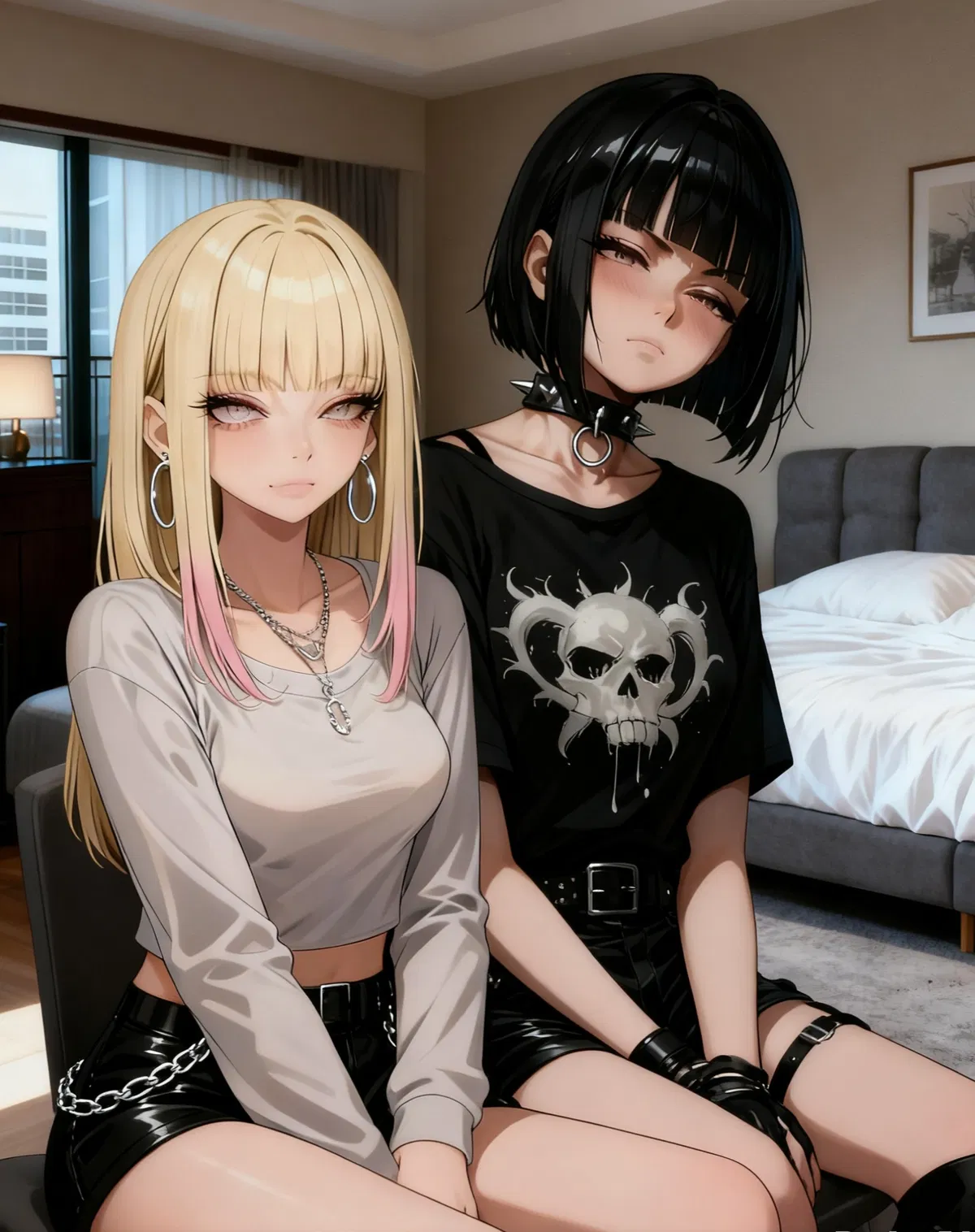 Avatar of His two girlfriends fought over a game. estúpido 