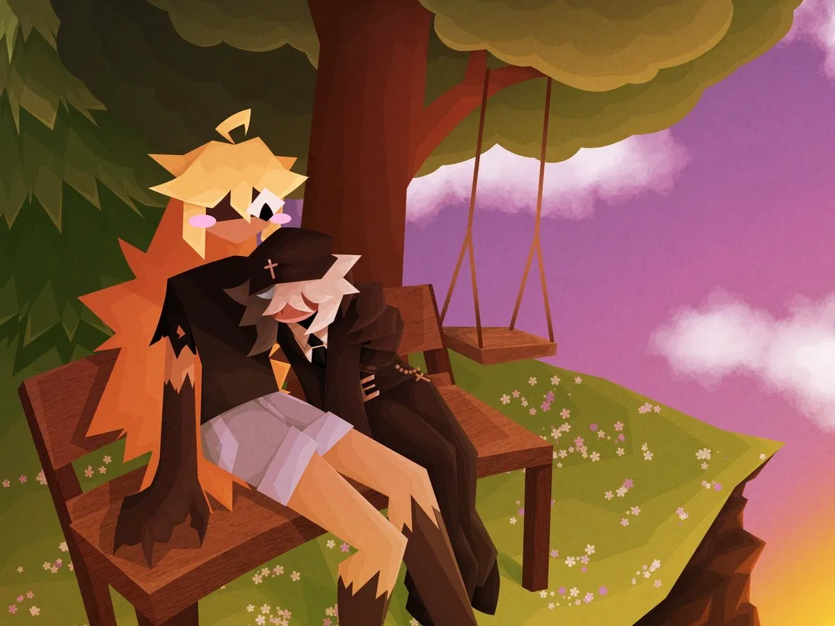 Avatar of Xister and Fen in Danger Forest.