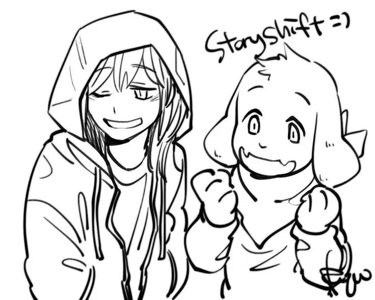 Avatar of Chara and Asriel (Storyshift) Fem Chara ver.