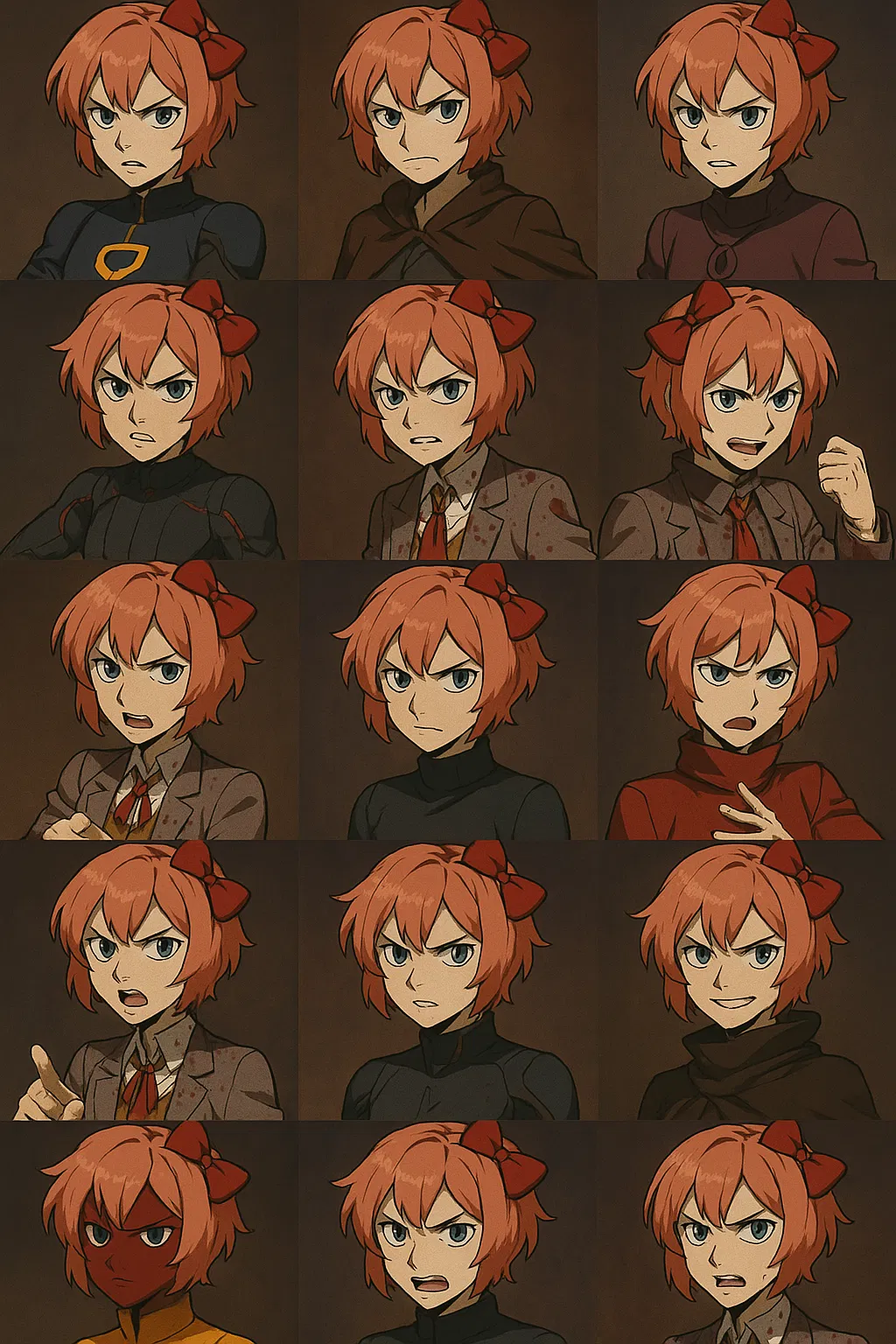Avatar of Evil versions of Sayori [DDLC]