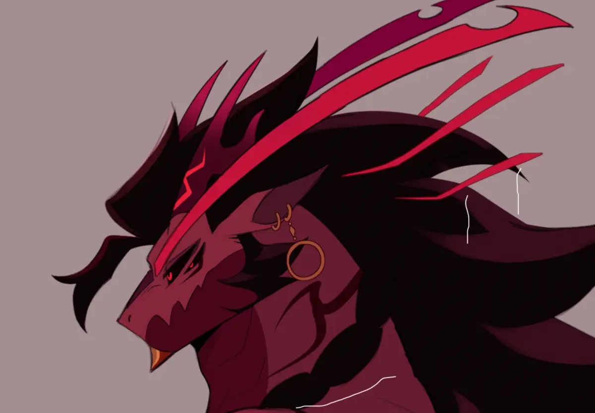 Avatar of Crimsom, omnipotent ruler of Hell (your lover)