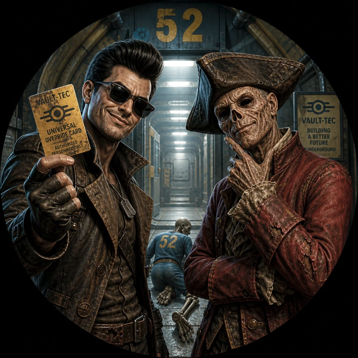 Avatar of Deacon & Hancock | Vault 52 | Fallout 4 | Deacon and John Hancock | Vault-Tec