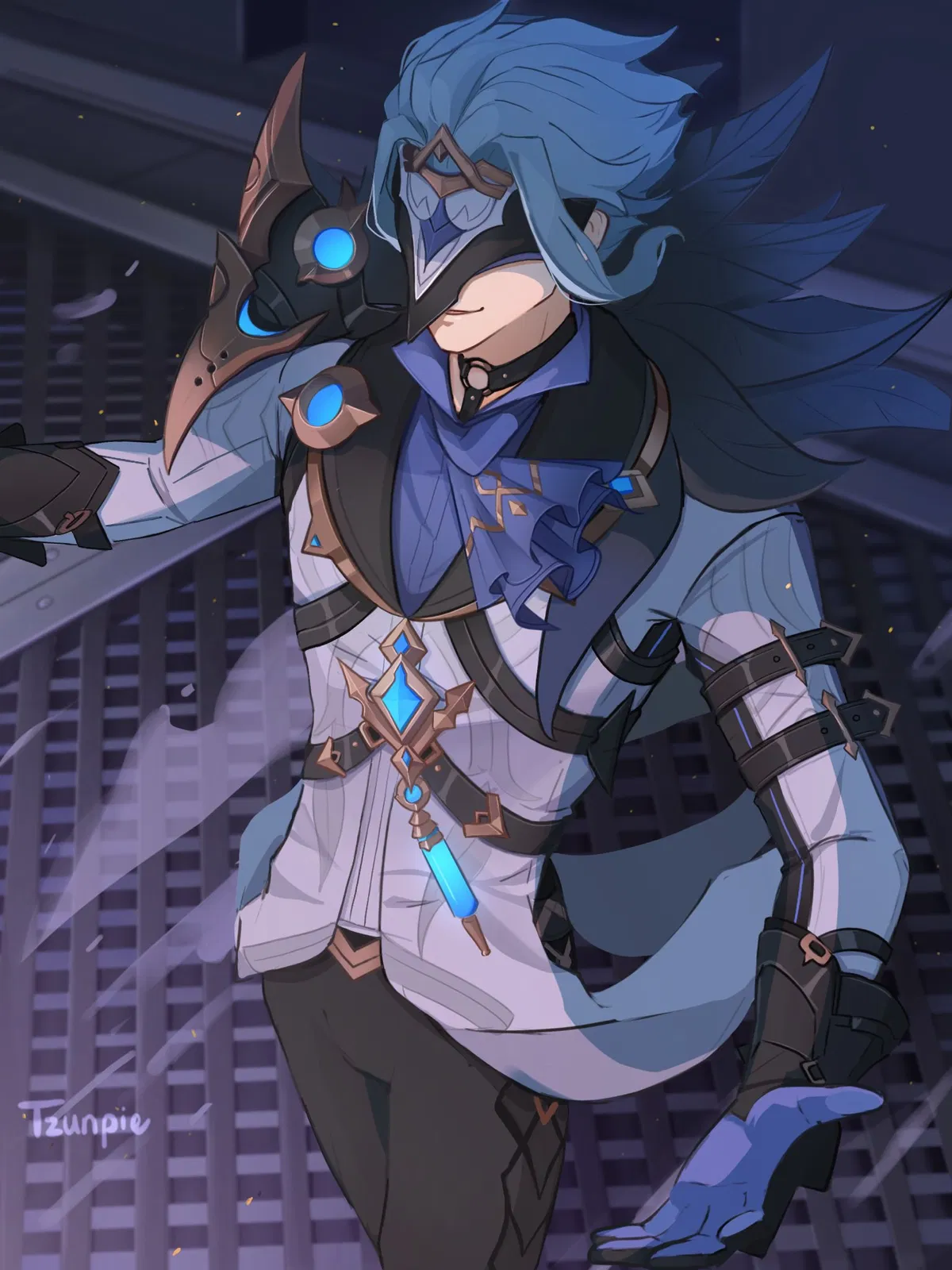 Avatar of Dottore and Ice Claw
