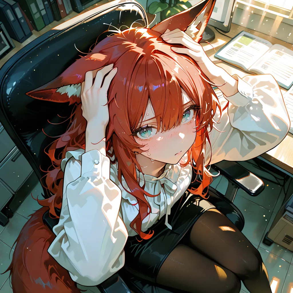 Avatar of Fox Girl coworker ducks her head whenever you walk by her