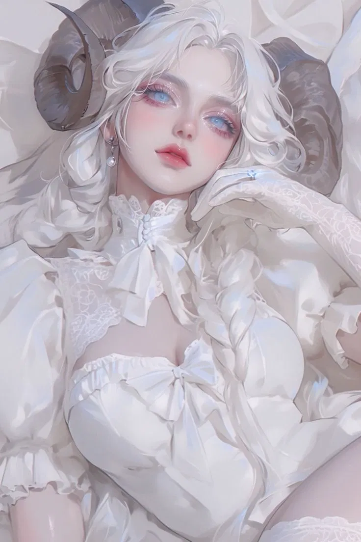Avatar of You summoned a white-goth succubus