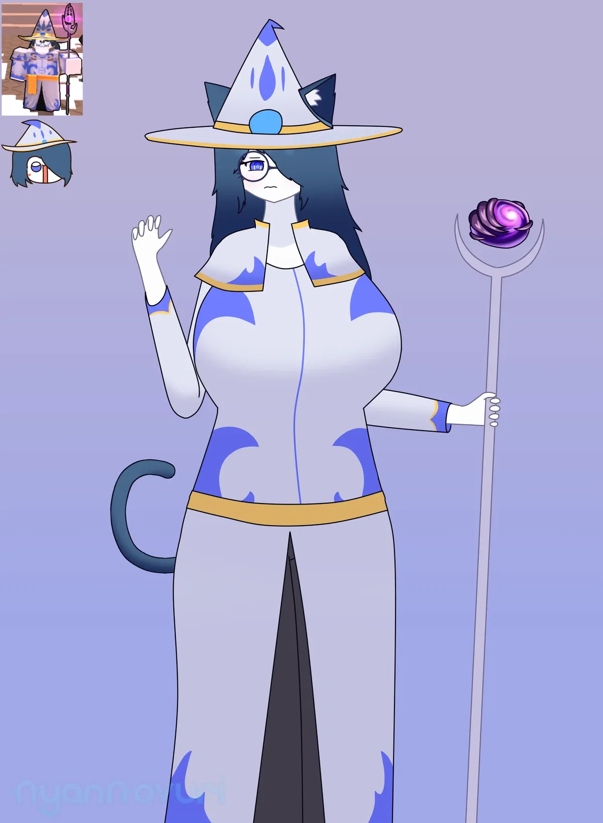 Avatar of Azuri but she is now a cat girl | Block Tales Demo 5
