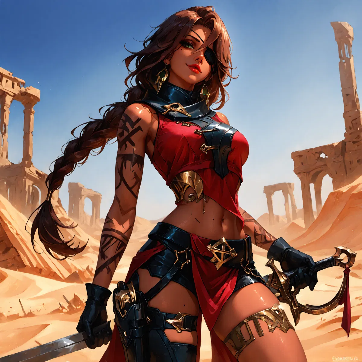 Avatar of Samira (League Of Legends | Mercenary | Exploration)