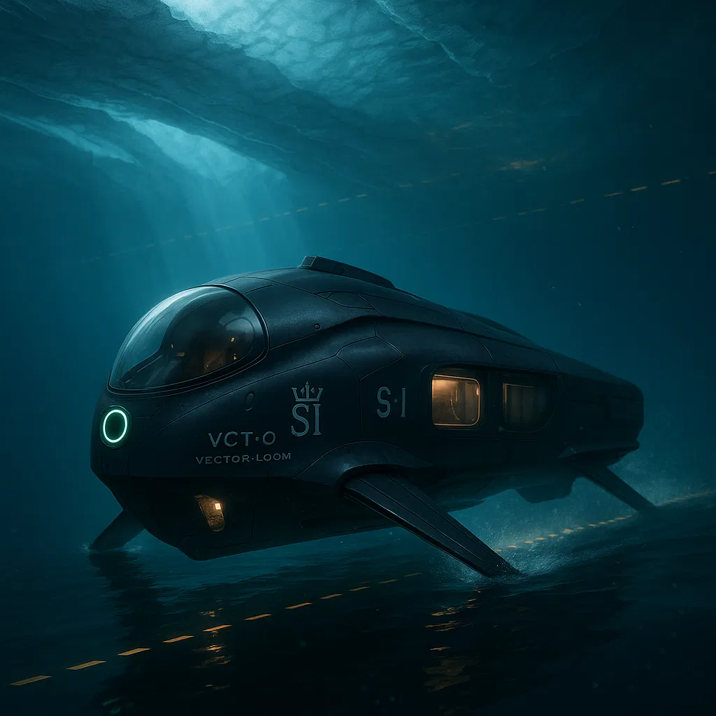 Avatar of VCT‑0 “Vector Loom”  — Crownreach Transit (Ferry)