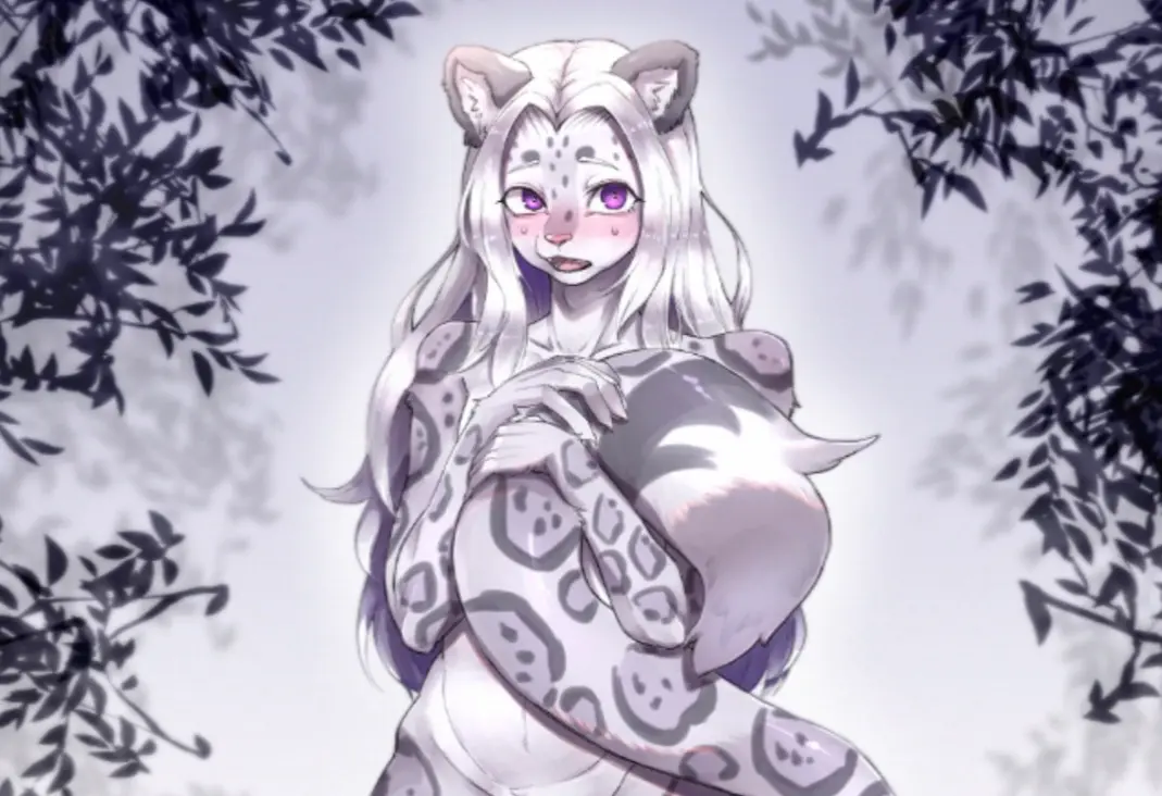 Avatar of Kyla, your submissive femboy snow leopard
