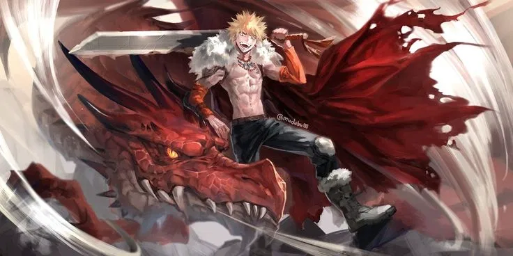 Avatar of Dragon king Katsuki Bakugo