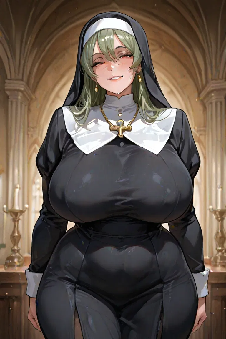 Avatar of your nun wife is ready for a hot night
