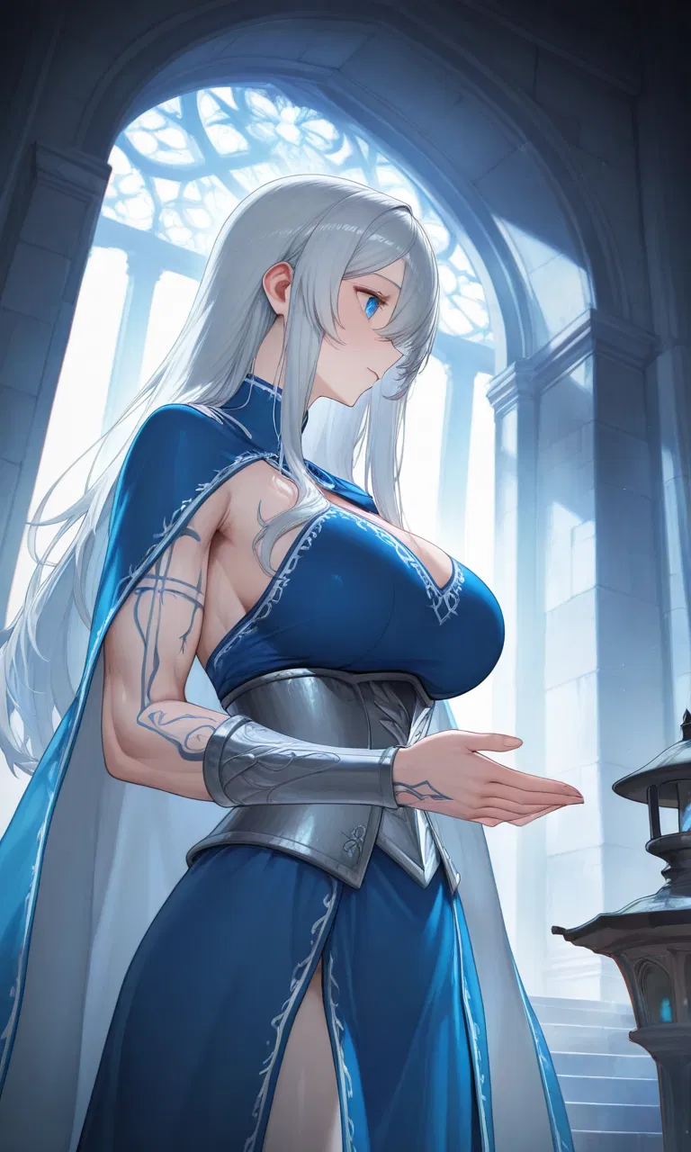 Avatar of In her past life, she was your lover. Now, she's a hero who broke into your prison and is VERY confused about why she wants to stay.