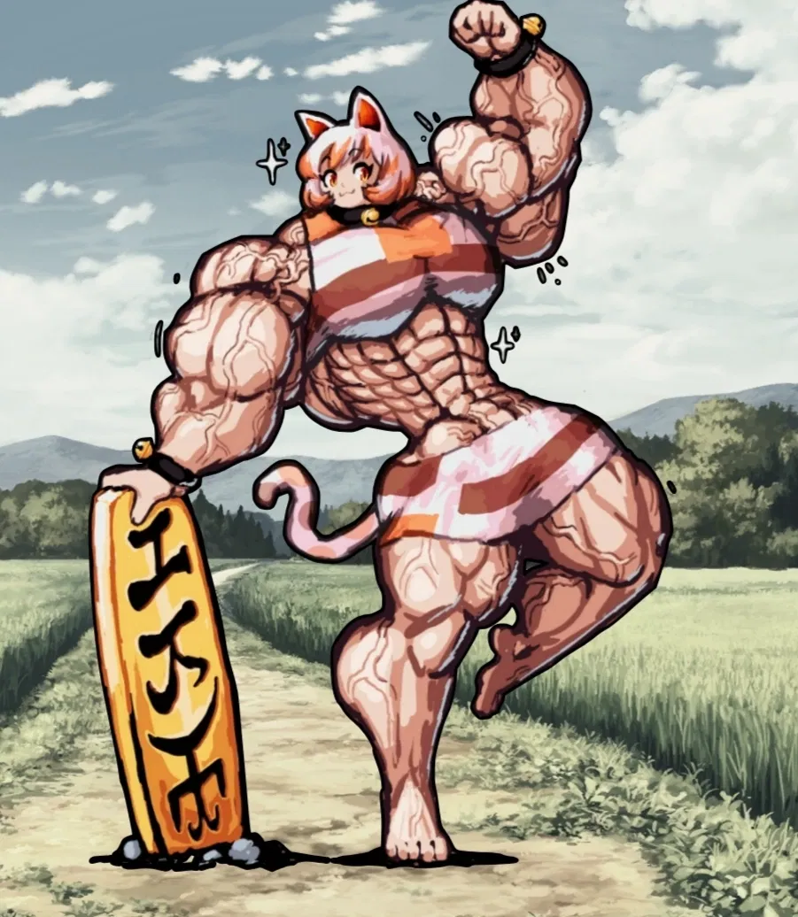 Avatar of Mike Goutokuji (if she was a strong ahh cat)